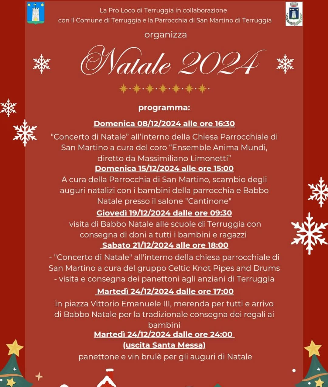 Eventi di Natale 2024 - Terruggia